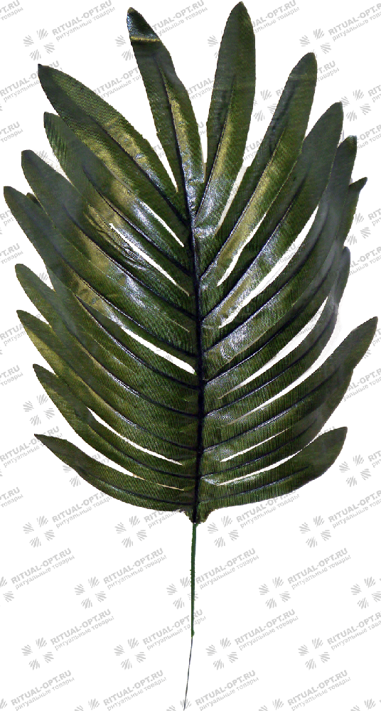 Ветка тканевая "Финиковая пальма" h=40 см. (уп.10шт) (В2222) 